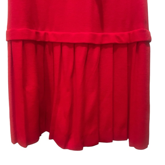 VINTAGE Jeanne Model Red sleeveless dress size 14. - Picture 9 of 10